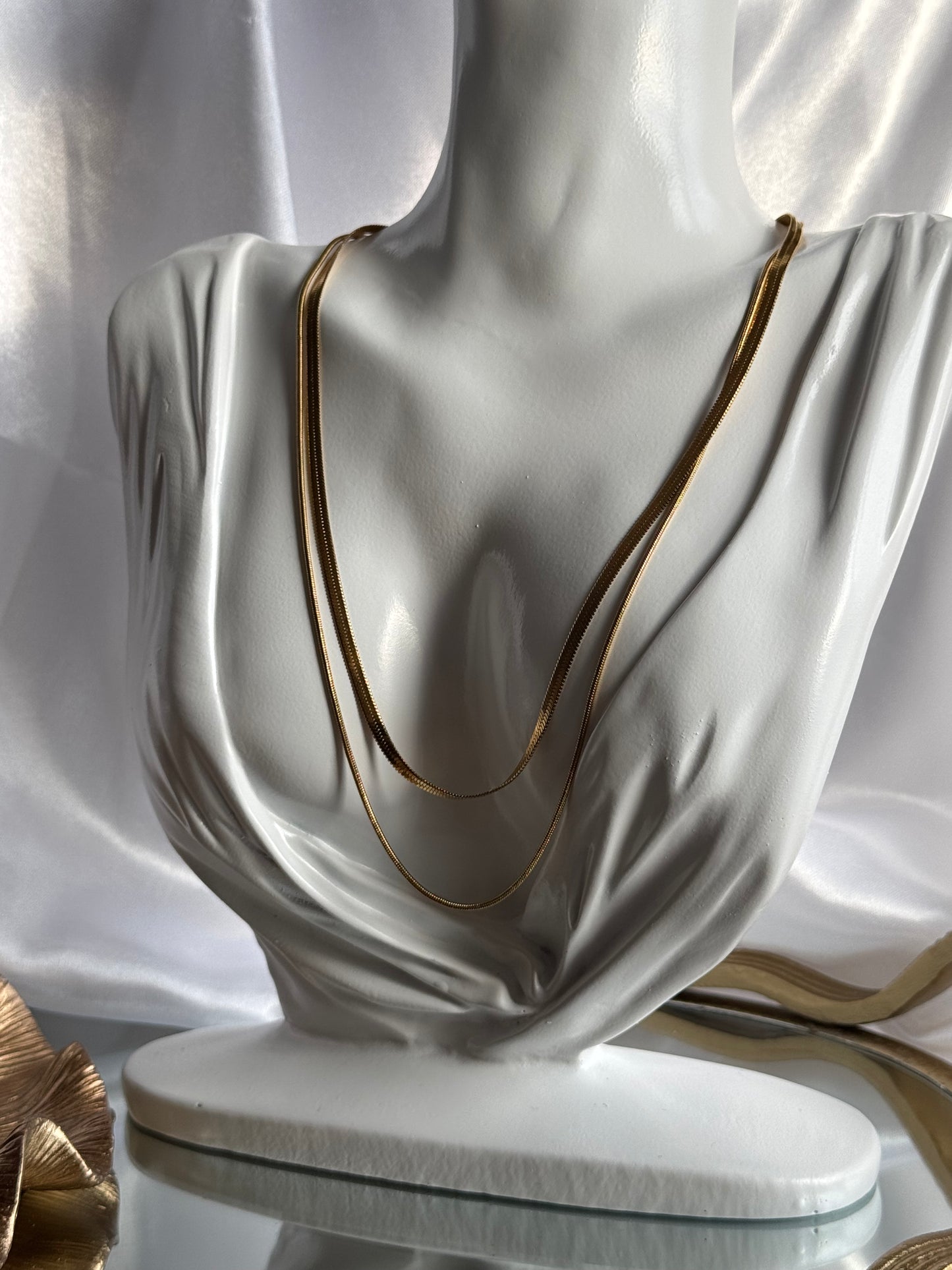 Maeve Double Snake Necklace