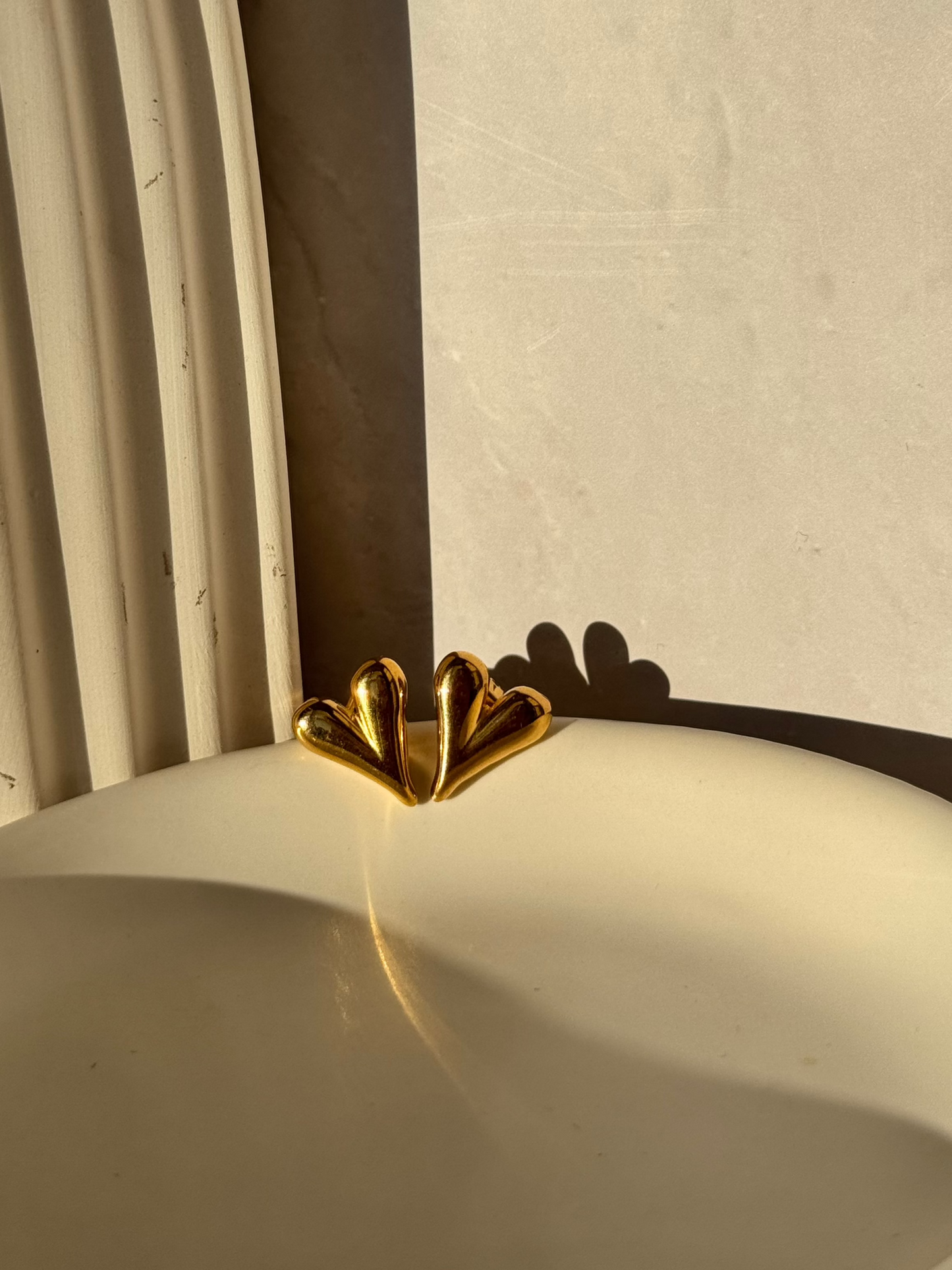 Hera Heart Stud Earrings