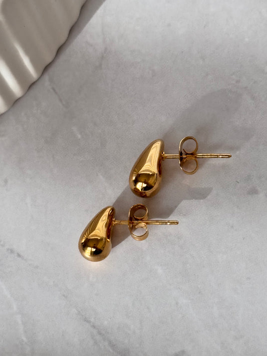 Eira Gold Teardrop Studs